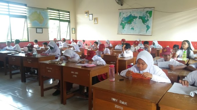 Ribuan Siswa di Kecamatan Sawangan Ikuti PTS