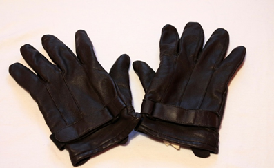 A Pair of Black Leather Gloves