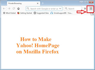 How to Make Yahoo Homepage on Firefox