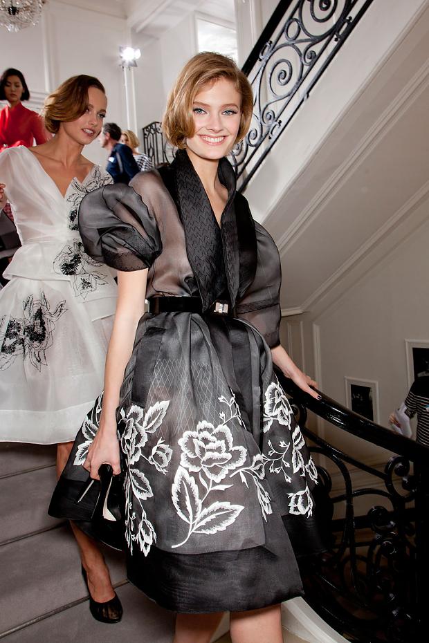 Backstage at Christian Dior Couture Spring 2012 by Cool Chic Style Fashion