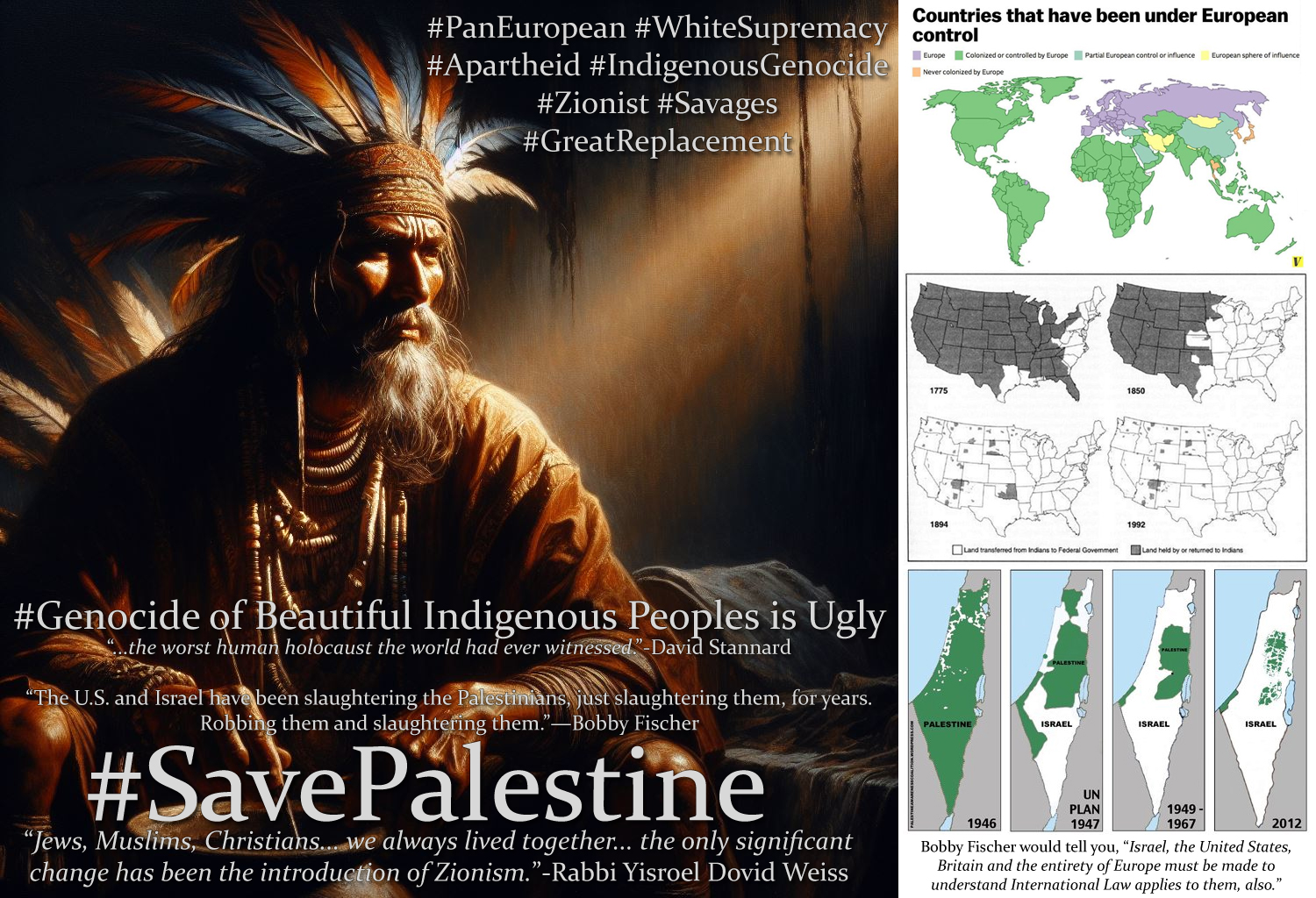 Bobby Fischer Would Tell You, 'Palestine Forever!'
