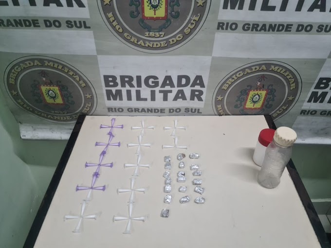 Homem é preso com cocaína e maconha na Anair em Cachoeirinha