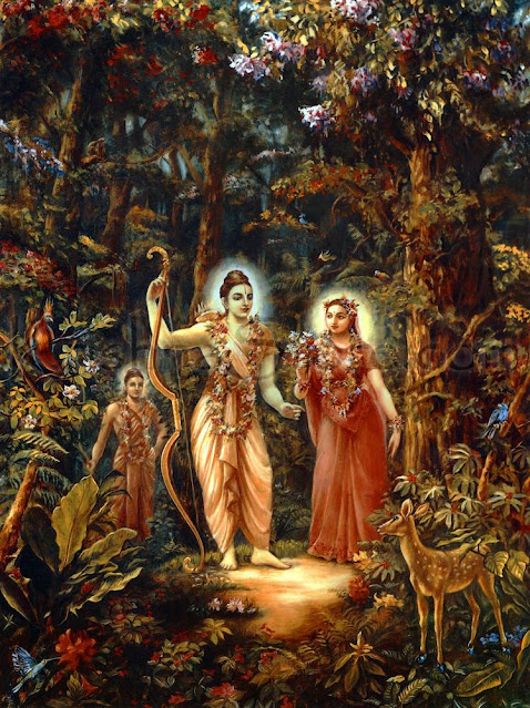 Sita Rama Laksmana in Forest