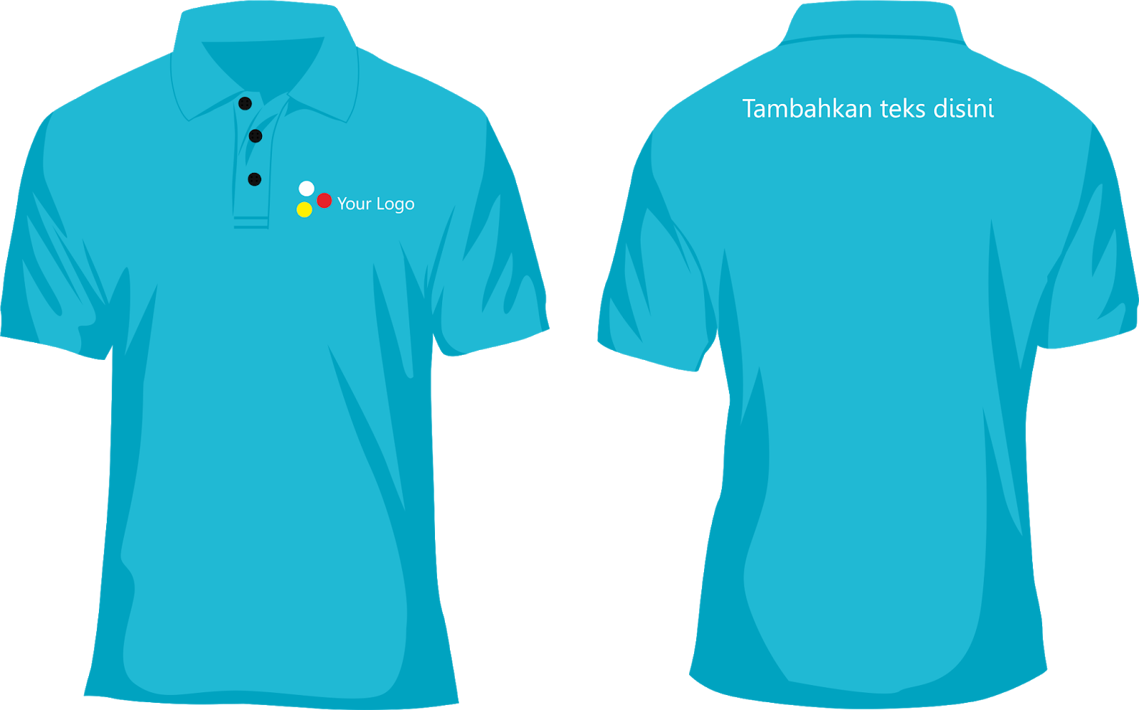 Download Kaos  Polo  Format Vector Gratis Free Download Vector