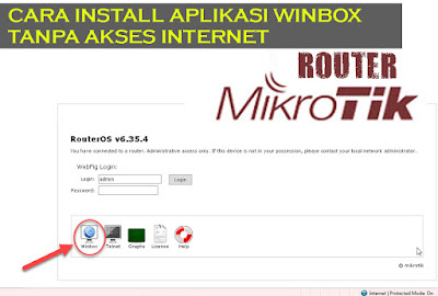 How to Install without a Winbox Download in Internet