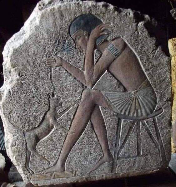 The art of drawing, relief and prominent relief in ancient Egypt