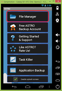 Memindahkan File dari Komputer ke Virtual Android Genymotion