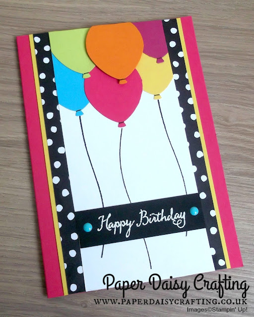 Balloon Celebration and Balloon Bouquet punch from Stampin' Up!