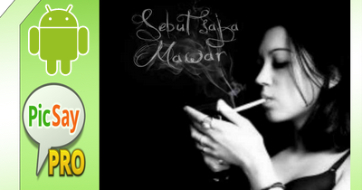 Cara Edit Foto  Membuat Tulisan  di Asap Rokok