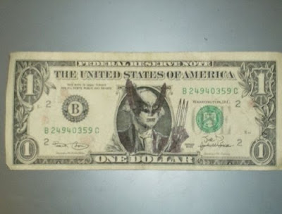 dollar bill drawing