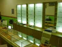 Desain Interior - Display Etalase Toko Kacamata / optik / eyewear