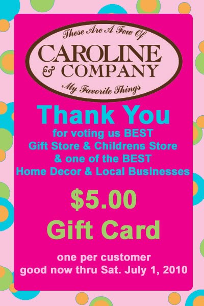 thank you gift card. Thank you for shopping