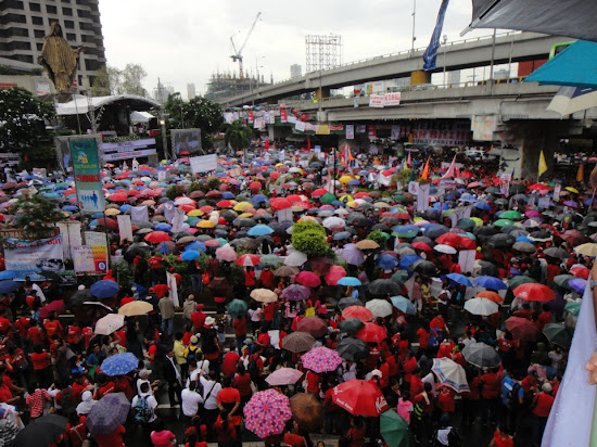 Crowd at EDSA prayer rally