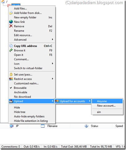 Transfer file dari hp ke laptop/netbook