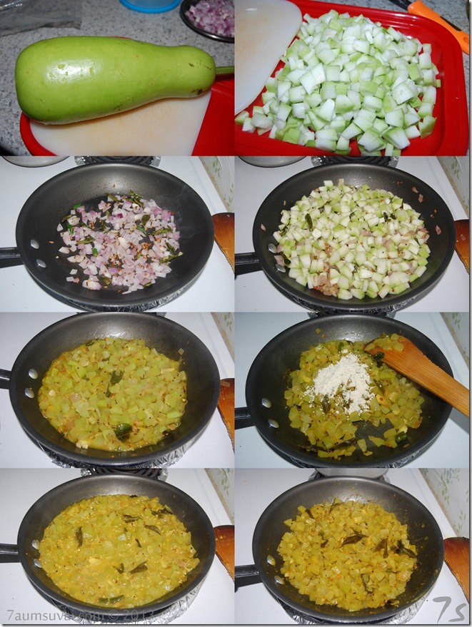 Suraikai curry process