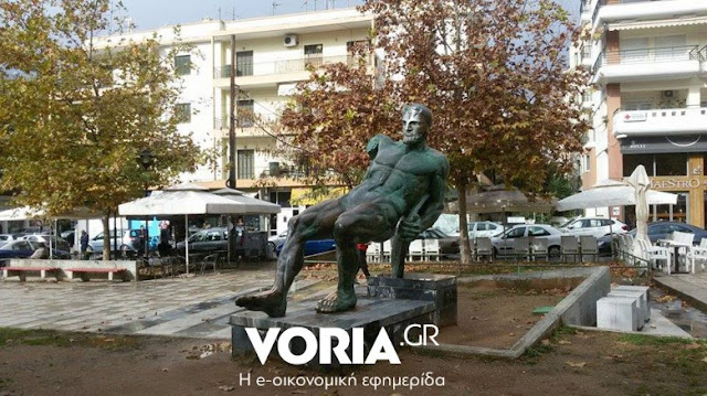 Στη Νέα Σάντα το άγαλμα του “Έλληνα Πολεμιστή του Πόντου”