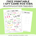 Math Times Tables Printable