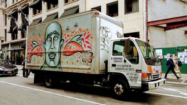 Мурали на вантажівках. Нью-Йорк. (Murals on trucks. NYC)