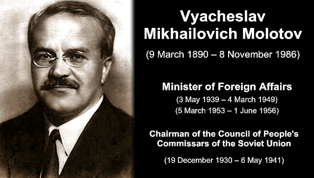 Soviet Foreign Minister Vyacheslav Molotov