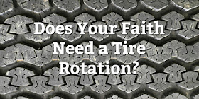 Do you need a spiritual tire rotation? This 1-minute devotion explains what that means and how to get one! #BibleLoveNotes #Bible