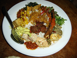 Nasi Campur Balinese Version