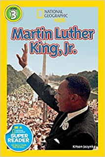 Use books like this National Geographic Readers Martin Luther King, Jr. book to introduce your students to the messages of Dr. Martin Luther King, Jr.
