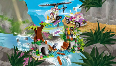 Сохранить джунглей мост Lego