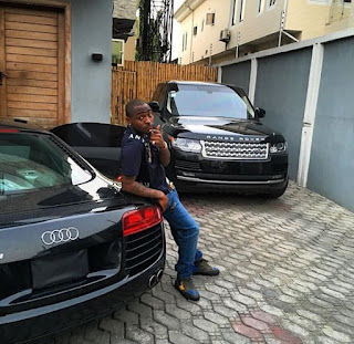 Davido’s expensive garage