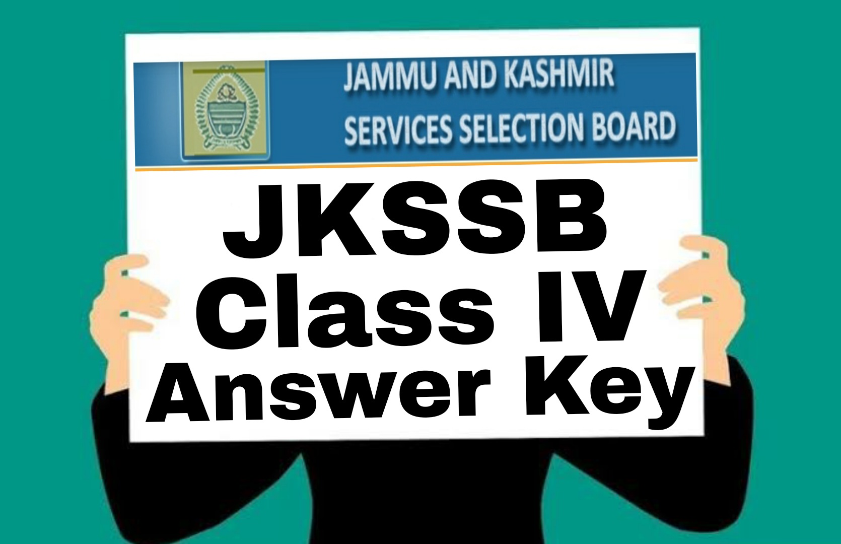 Jkssb Answer key, Answer key, class iv exam answer key,