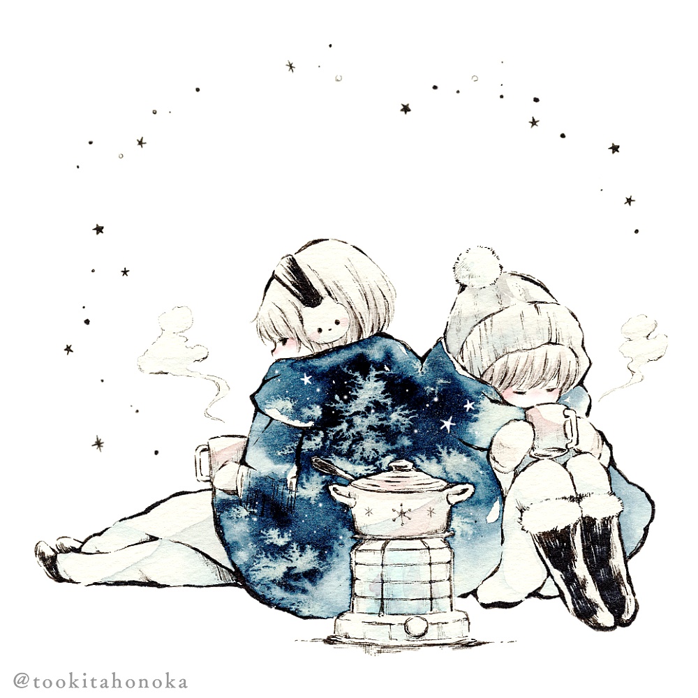 冬キャンプしてる男の子の水彩アナログイラスト メイキング 手描きのかわいい絵 遠北ほのかのイラストサイト 冬キャンプしてる男の子の水彩アナログイラスト メイキング 手描きのかわいい絵 遠北ほのかのイラストサイト