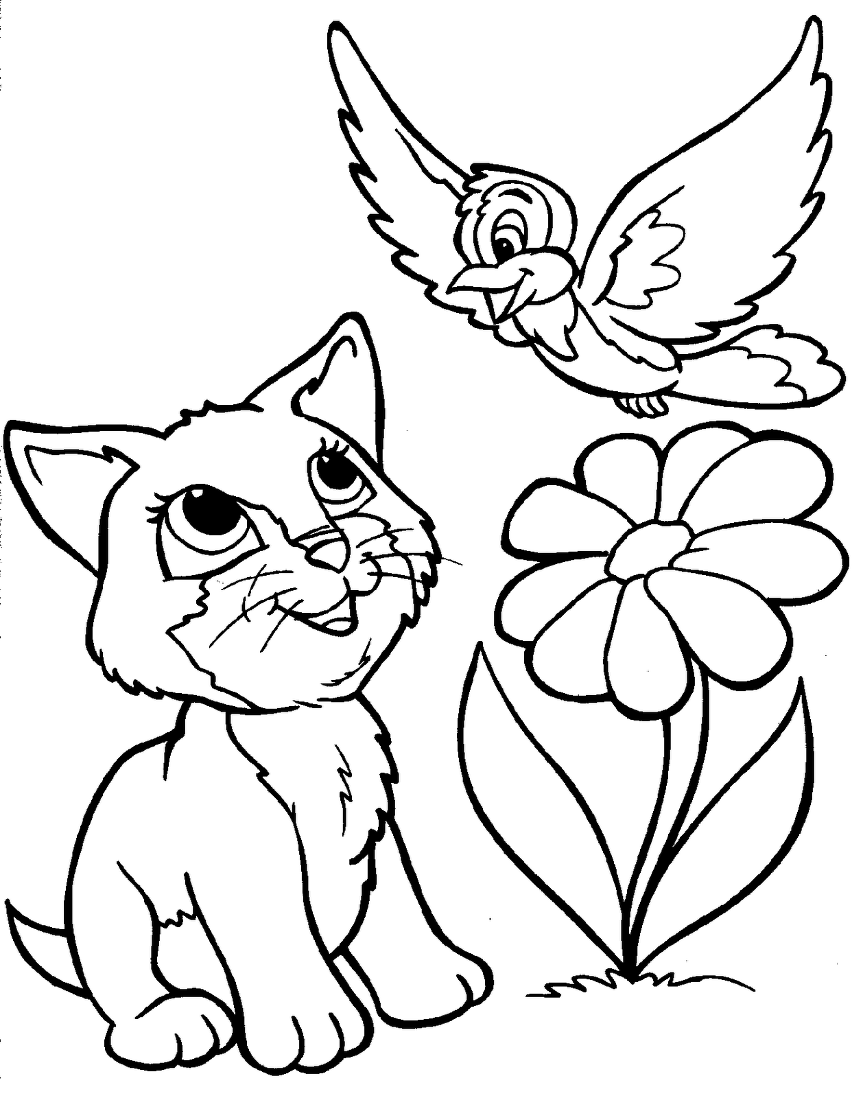 10 Cute Animals Coloring Pages >> Disney Coloring Pages