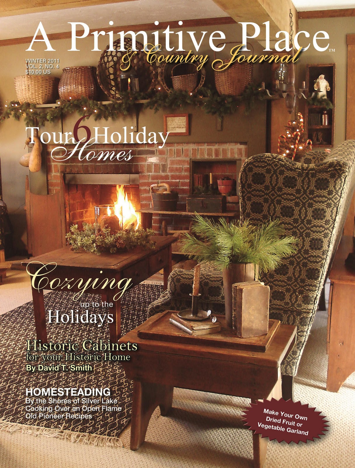 A Primitive Place Country Journal Magazine  Holiday  2011 