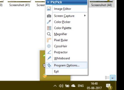 Capture screenshots on windows 10 PC picpick