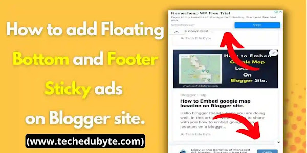 How to create  responsive bottom sticky ads for blogger