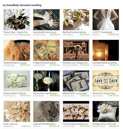 From Etsy Wedding Divas