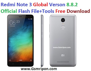 Redmi Note 3 Flash File Global Update Version 8.8.2 100% Tested Firmware Without Password