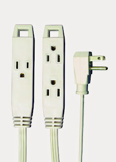 Extension Cord Axis 45505 3 Outlet Indoor Extension Cord, 8 Feet (white)