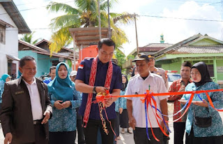 Kantor Desa Nanga Semangut Dibangun melalui Anggaran Pihak Ketiga, Perusahaan Sawit Turut Andil