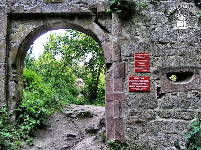 ANDLAU (67) - Le château-fort du Haut-Andlau (XIIIe siècle)