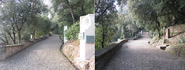 MONESTIR DE MONTSERRAT  ESCALES DE JACOB - ESCALES DELS POBRES - PAS DELS FRANCESOS, Camí de Sant Miquel