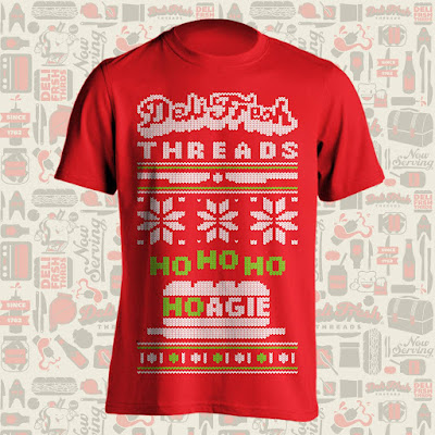 Holiday Hoagie T-Shirt by Deli Fresh Threads