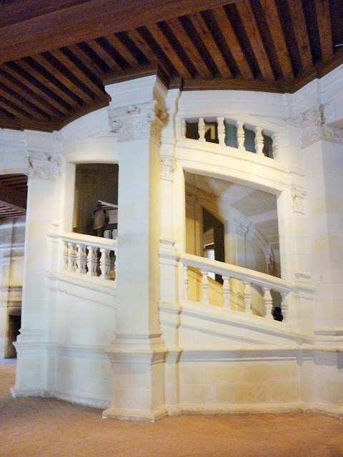 escalier du château de Chambord