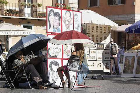 A street artist