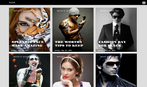 Sleek Responsive Blogger Template