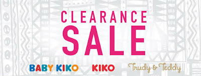 KIKO, BABY KIKO and Trudy & Teddy Clearance Sale 