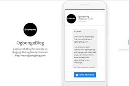 Ogbongeblog Chatbot Is Live! Latest Updates Can Now Be Delivered To Your Facebook Inbox