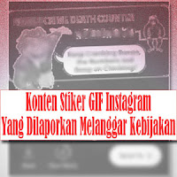 Konten Stiker GIF dari GIPHY yang Melanggar Kebijakan Instagram