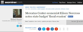 Eileen Norcross Mercatus Center fiscal evasion