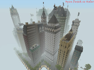 Minecraft Uçan Şehir