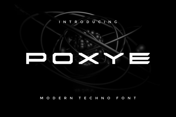 Download Poxye Modern Techno Font - Fontsave